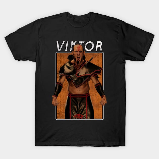 Vintage Wwe Viktor T-Shirt by The Gandol